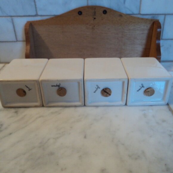 vintage spice rack singing birds - Picture 7 of 9